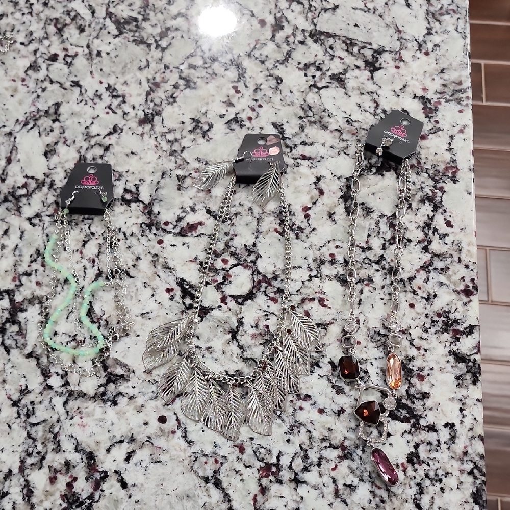 3 Paparazzi Necklaces